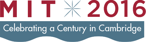 MIT Massachusetts Institute of Technology 2016 Logo - Celebrating a Century in Cambridge