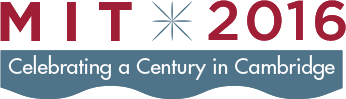 MIT Massachusetts Institute of Technology 2016 Logo - Celebrating a Century in Cambridge