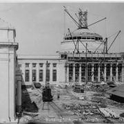 Great Dome construction 1916, courtesy of the MIT Museum